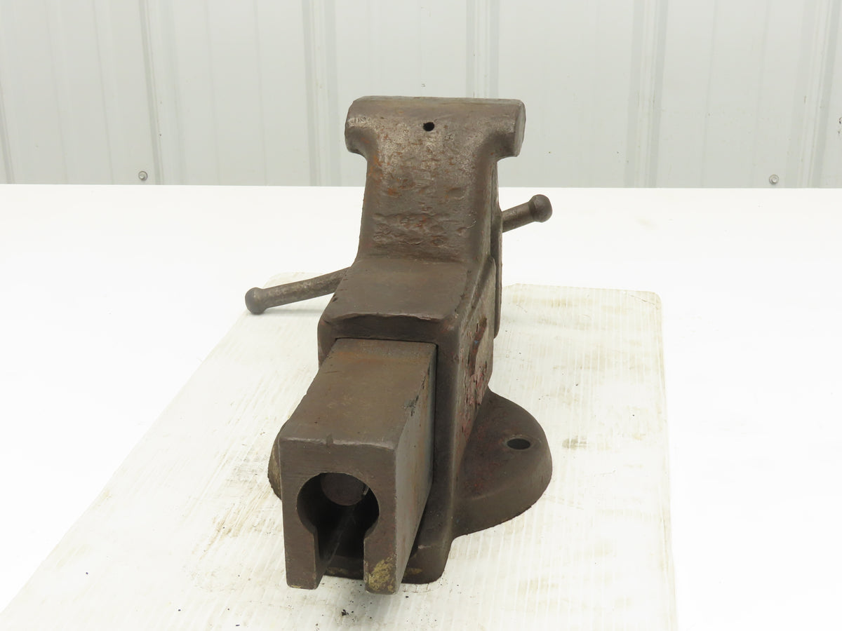 Columbian 504-M2 Fixed Bench Vise 4" Jaw 3-1/2" Throat Depth 8"Opening