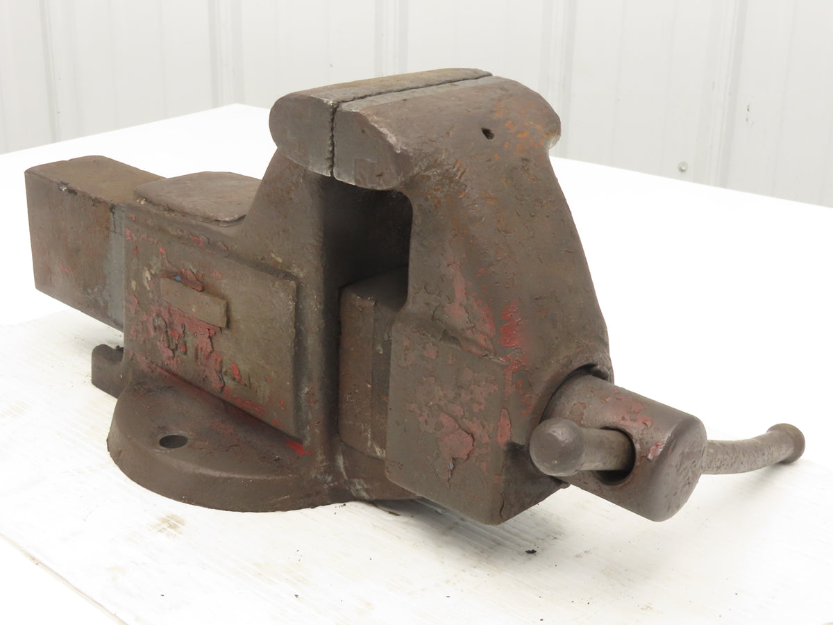Columbian 504-M2 Fixed Bench Vise 4" Jaw 3-1/2" Throat Depth 8"Opening