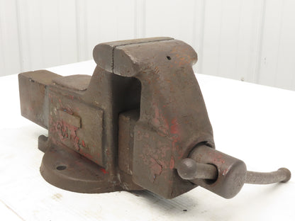 Columbian 504-M2 Fixed Bench Vise 4" Jaw 3-1/2" Throat Depth 8"Opening