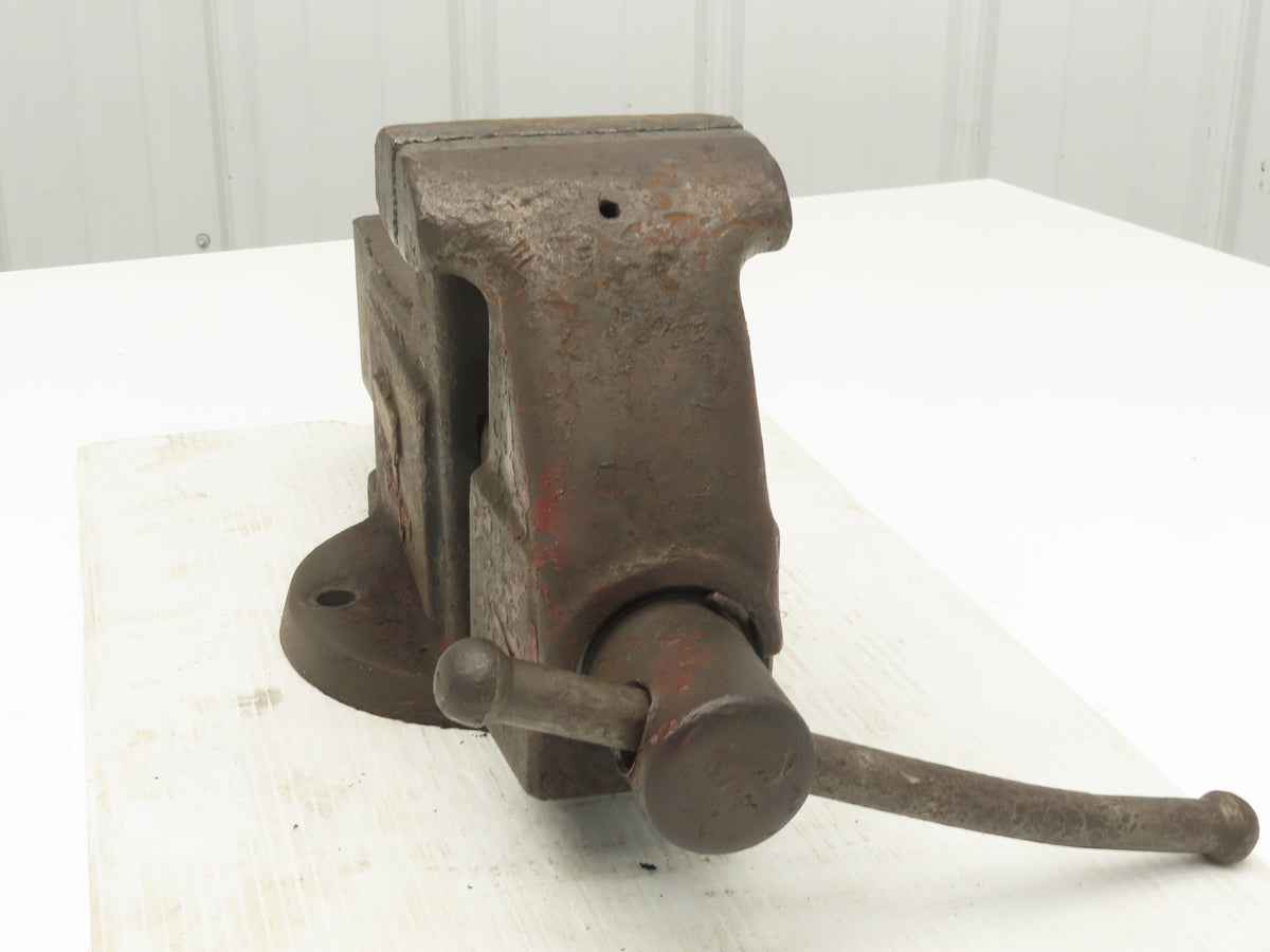 Columbian 504-M2 Fixed Bench Vise 4" Jaw 3-1/2" Throat Depth 8"Opening