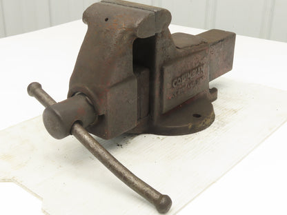 Columbian 504-M2 Fixed Bench Vise 4" Jaw 3-1/2" Throat Depth 8"Opening