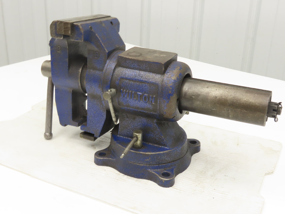 Wilton Combination Swivel Jaws Pipe Bench Vise 5" Jaw 360 Rotating Head & Base