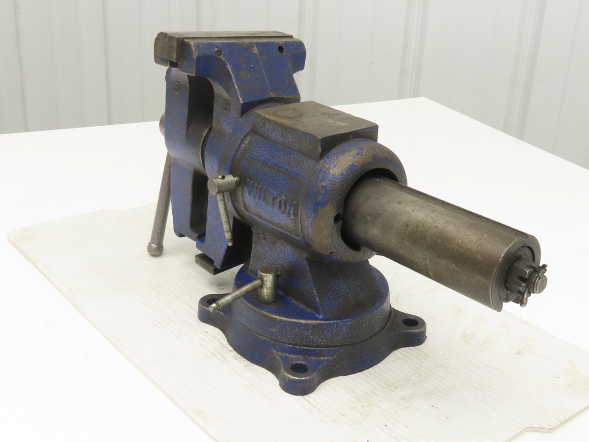 Wilton Combination Swivel Jaws Pipe Bench Vise 5" Jaw 360 Rotating Head & Base