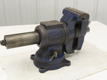 Wilton Combination Swivel Jaws Pipe Bench Vise 5" Jaw 360 Rotating Head & Base