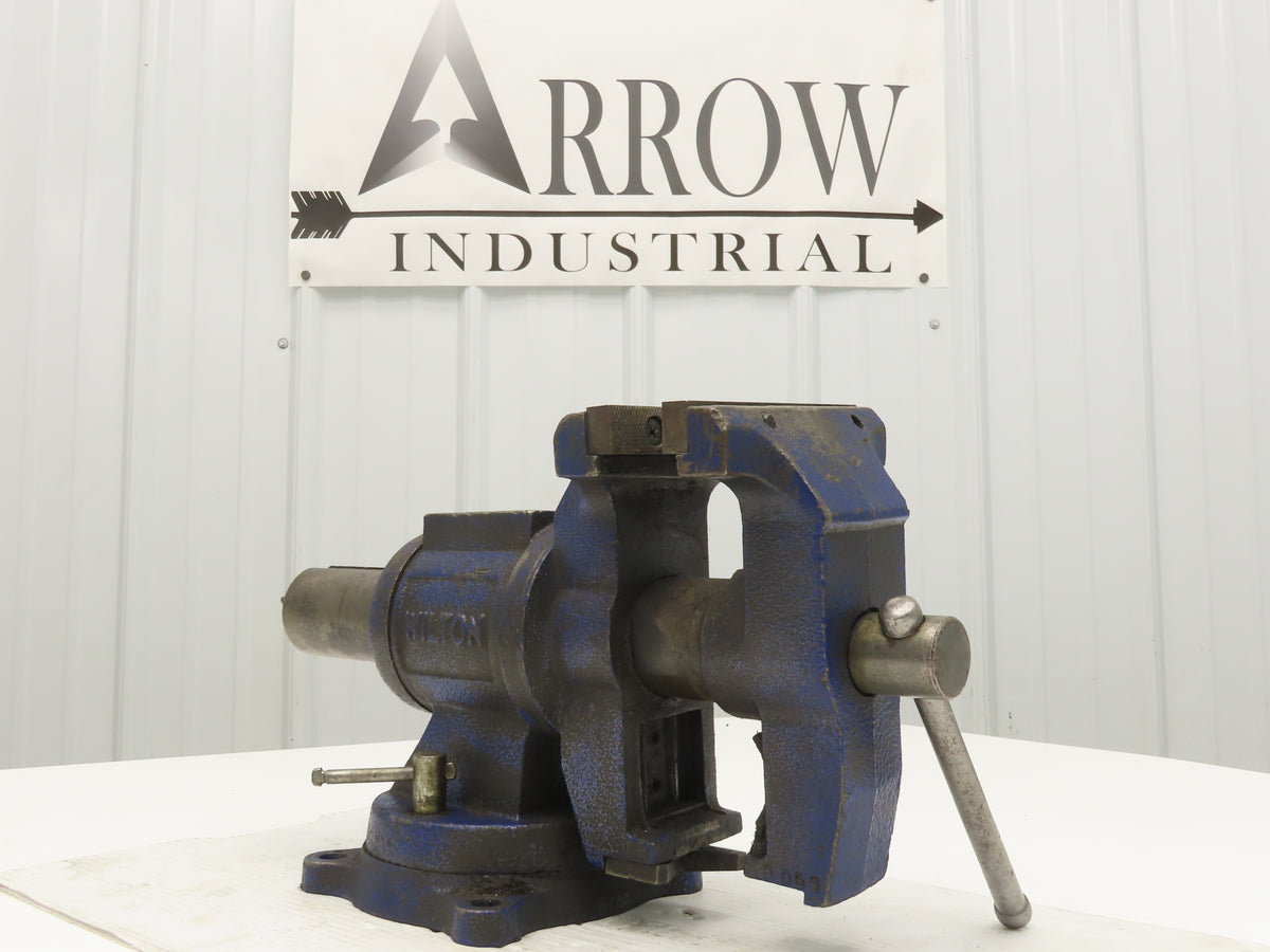 Wilton Combination Swivel Jaws Pipe Bench Vise 5" Jaw 360 Rotating Head & Base