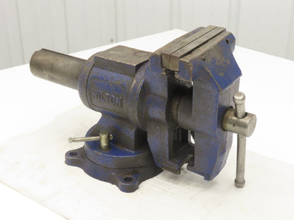 Wilton Combination Swivel Jaws Pipe Bench Vise 5" Jaw 360 Rotating Head & Base