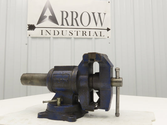 Wilton Combination Swivel Jaws Pipe Bench Vise 5" Jaw 360 Rotating Head & Base