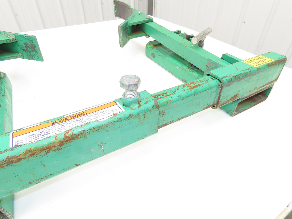 Valley Craft 6145B Steel Barrel Drum Handler Carrier Lifter 1500 lbs