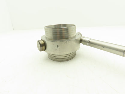 Gator Machine D86071A Stainless Steel Butterfly Valve Pneumatic Cylinder 3-1/4"