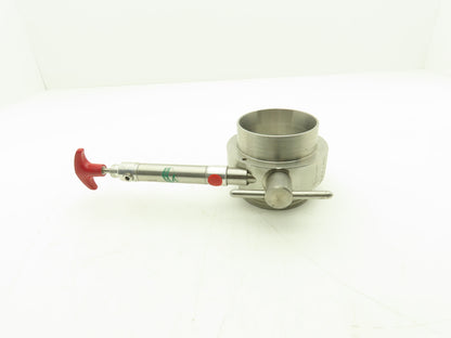 Gator Machine D86071A Stainless Steel Butterfly Valve Pneumatic Cylinder 3-1/4"