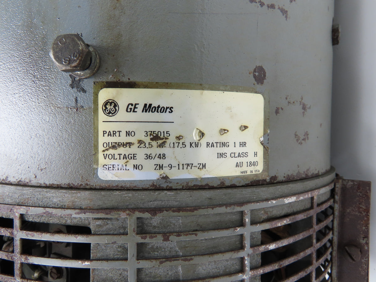 General Electric 375015 Yale Forklift Motor 23.5 Hp 48VDC Off ERC080HDN36SV084
