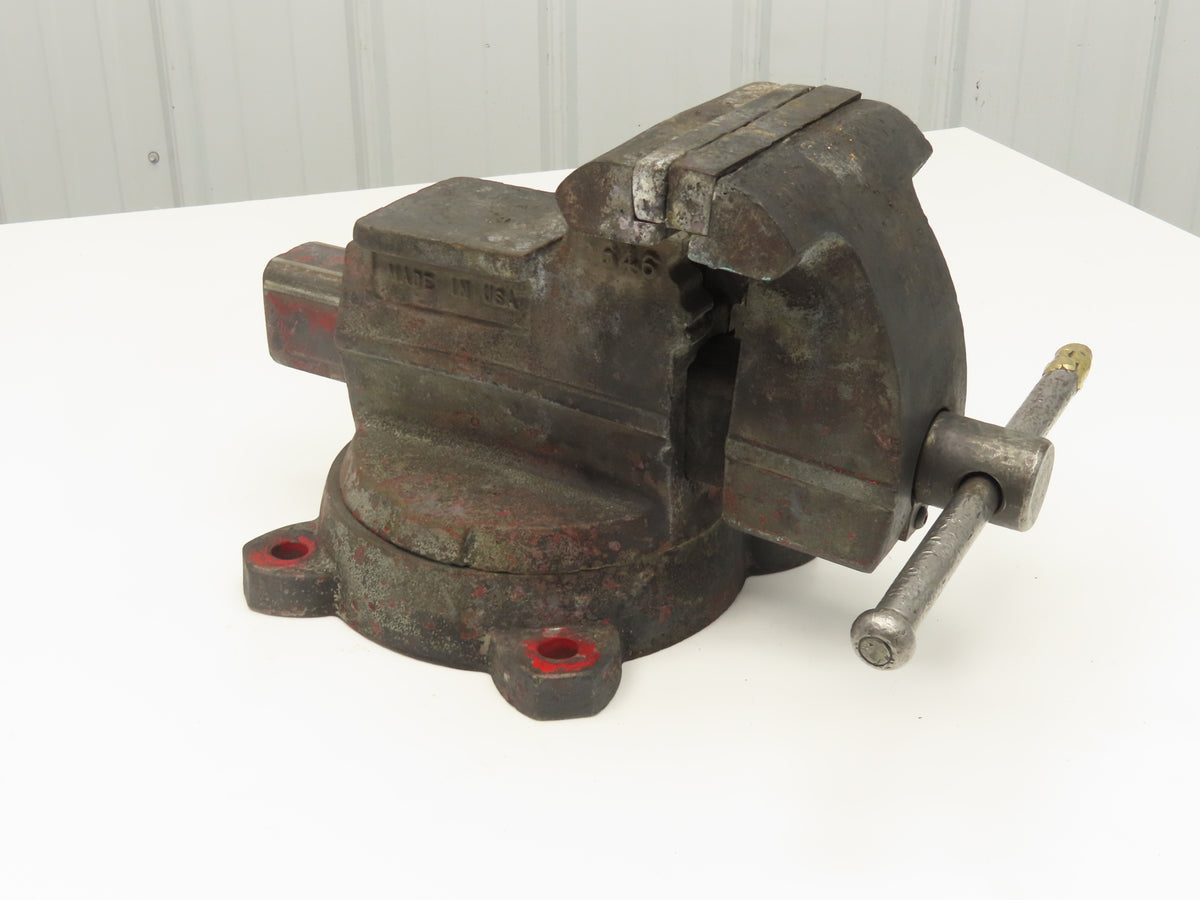 Wilton 646 Combination Pipe Bench Vise 6" Jaw Swivel Base Vintage Machinist