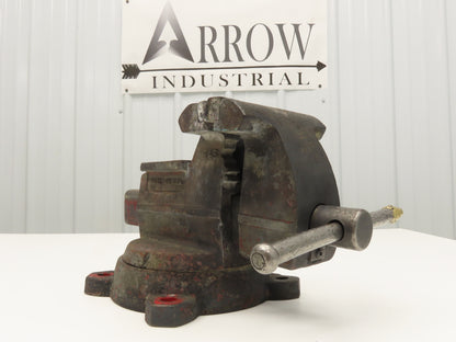 Wilton 646 Combination Pipe Bench Vise 6" Jaw Swivel Base Vintage Machinist