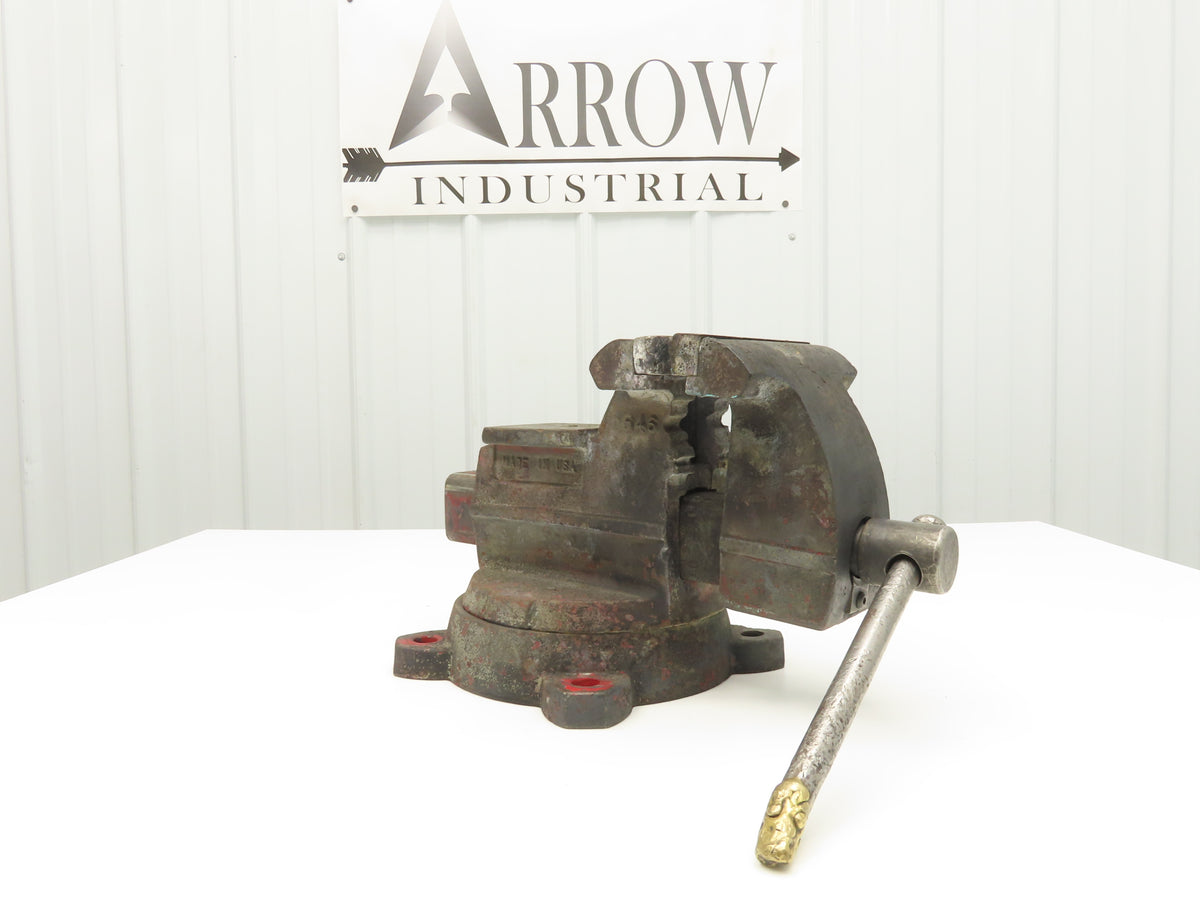 Wilton 646 Combination Pipe Bench Vise 6" Jaw Swivel Base Vintage Machinist