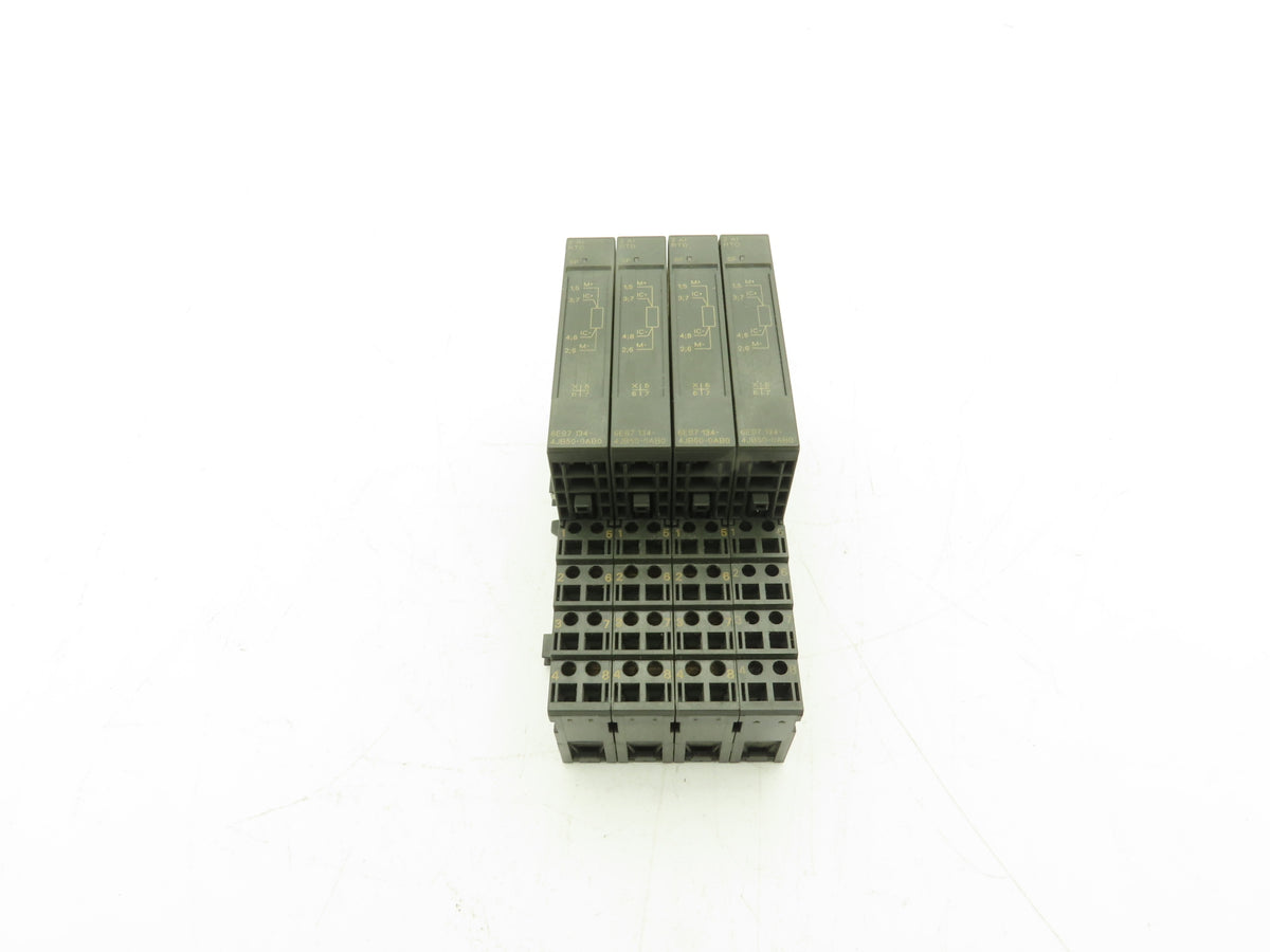 Siemens 6ES7 134-4JB50-0AB0 SIMATIC DP 2AI Analog Input Module Lot of 4