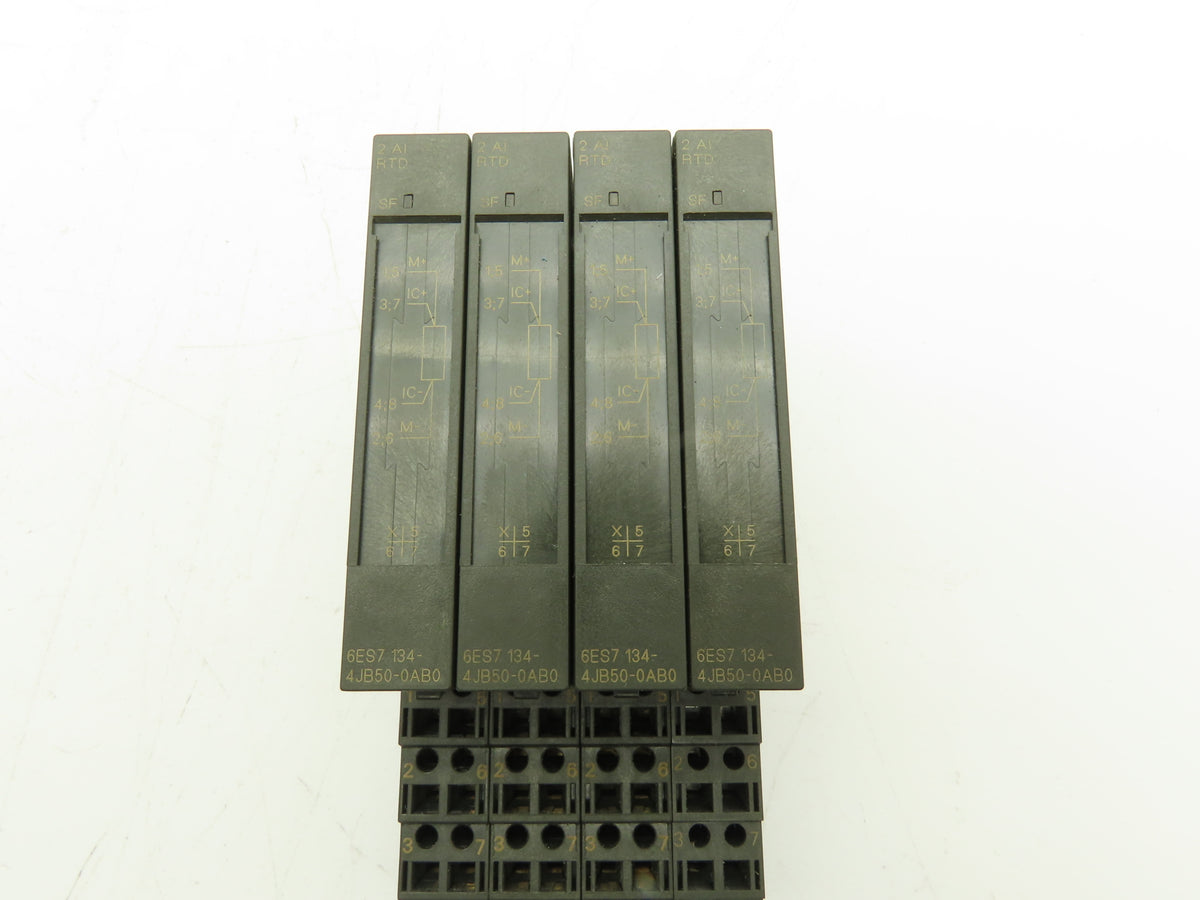Siemens 6ES7 134-4JB50-0AB0 SIMATIC DP 2AI Analog Input Module Lot of 4