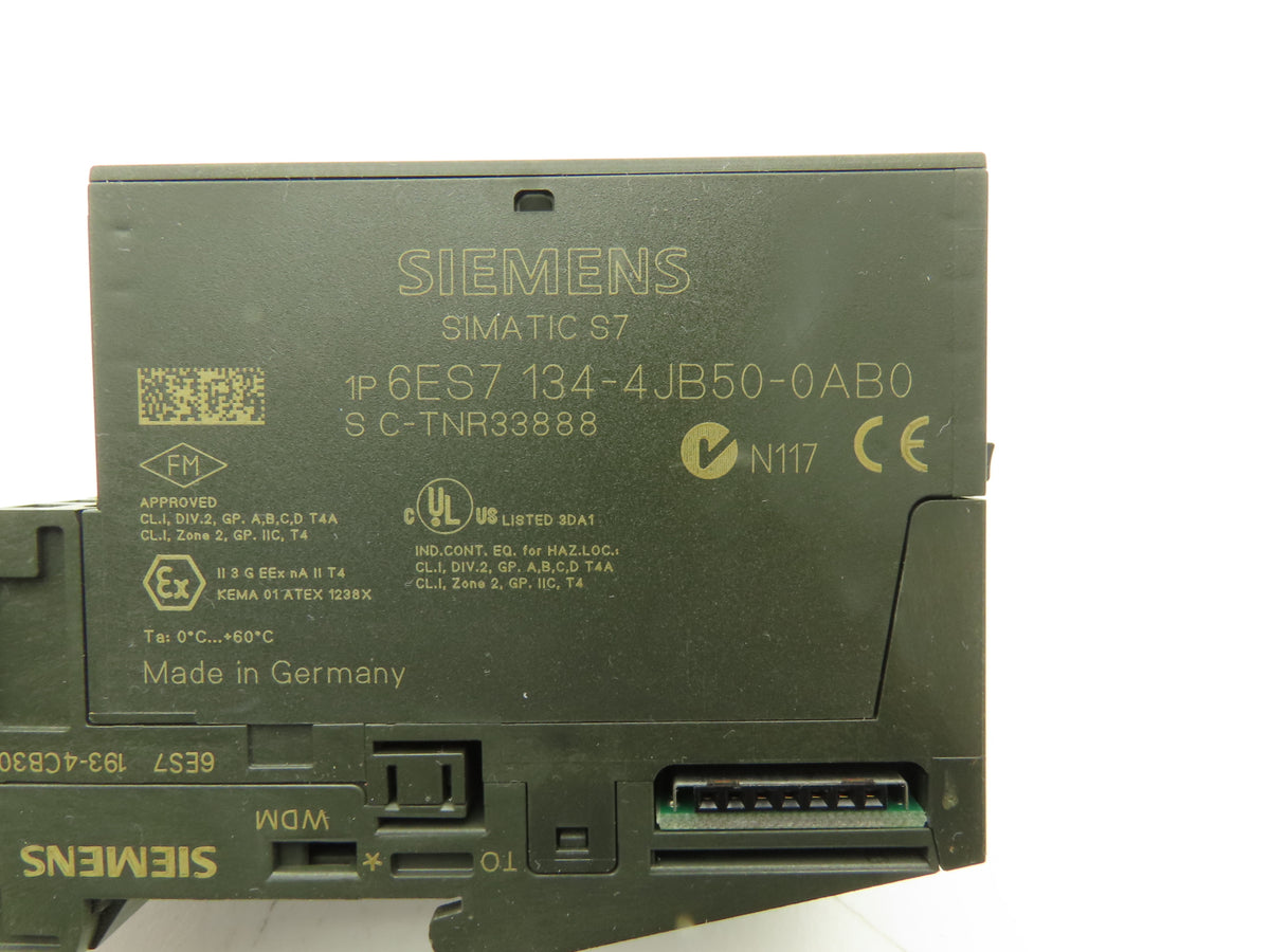 Siemens 6ES7 134-4JB50-0AB0 SIMATIC DP 2AI Analog Input Module Lot of 4