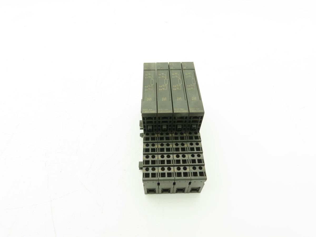 Siemens 6ES7 134-4JB50-0AB0 SIMATIC DP 2AI Analog Input Module Lot of 4