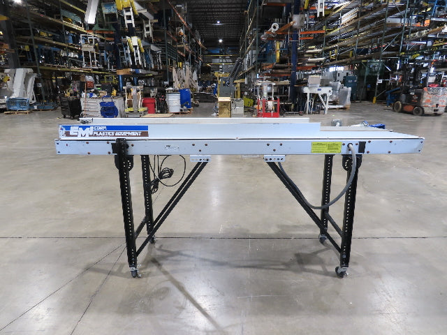 EMI Plastics 17"x 8' Portable Belt Conveyor 11"Bed 115V 1PH 16FPM Variable Speed