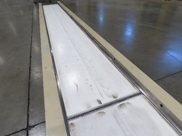 Plastic Process 16"x 12'L Slider Bed Conveyor 12"Belt 115V Variable Speed 52FPM
