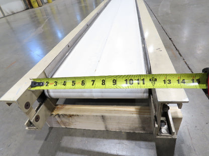 Plastic Process 16"x 12'L Slider Bed Conveyor 12"Belt 115V Variable Speed 52FPM