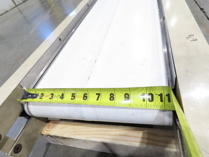 Plastic Process 16"x 12'L Slider Bed Conveyor 12"Belt 115V Variable Speed 52FPM
