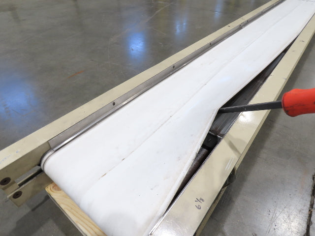 Plastic Process 16"x 12'L Slider Bed Conveyor 12"Belt 115V Variable Speed 52FPM