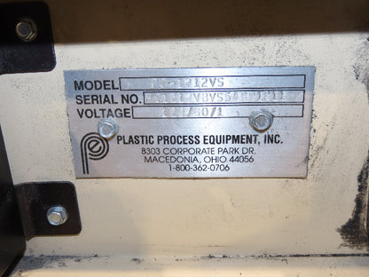 Plastic Process 16"x 12'L Slider Bed Conveyor 12"Belt 115V Variable Speed 52FPM