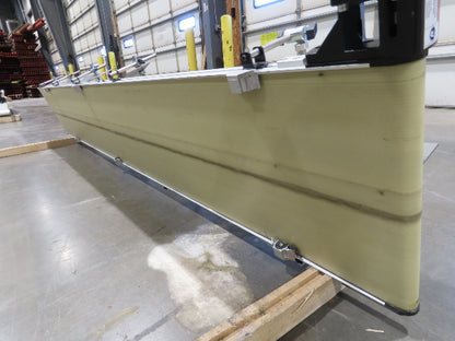 QC Industries 18"x 10'L Flat Belt Conveyor 230V 3PH 15FPM Automation Series