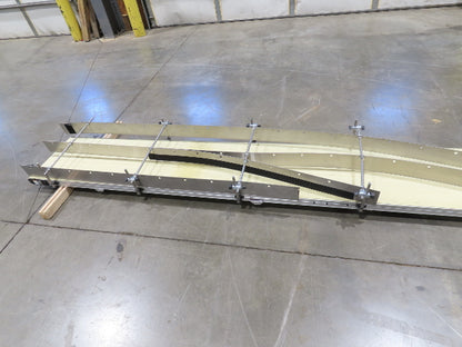 QC Industries 18"x 10'L Flat Belt Conveyor 230V 3PH 15FPM Automation Series