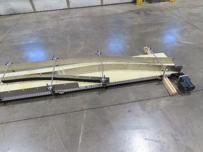 QC Industries 18"x 10'L Flat Belt Conveyor 230V 3PH 15FPM Automation Series