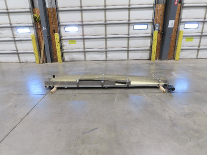 QC Industries 18"x 10'L Flat Belt Conveyor 230V 3PH 15FPM Automation Series
