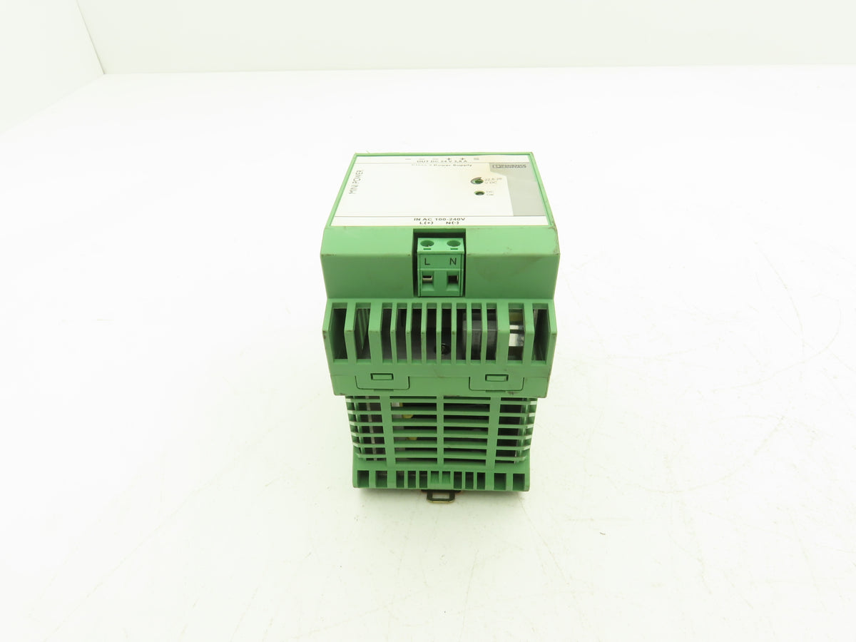 Phoenix MINI-PS-100-240AC/24DC/C2LPS Power Supply 85-264VAC/90-350VDC In 24V Out