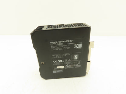 Omron S8VK-G12024 PLC Power Supply 100-240VAC 50/60Hz 1.6A In 24VDC 5A Out