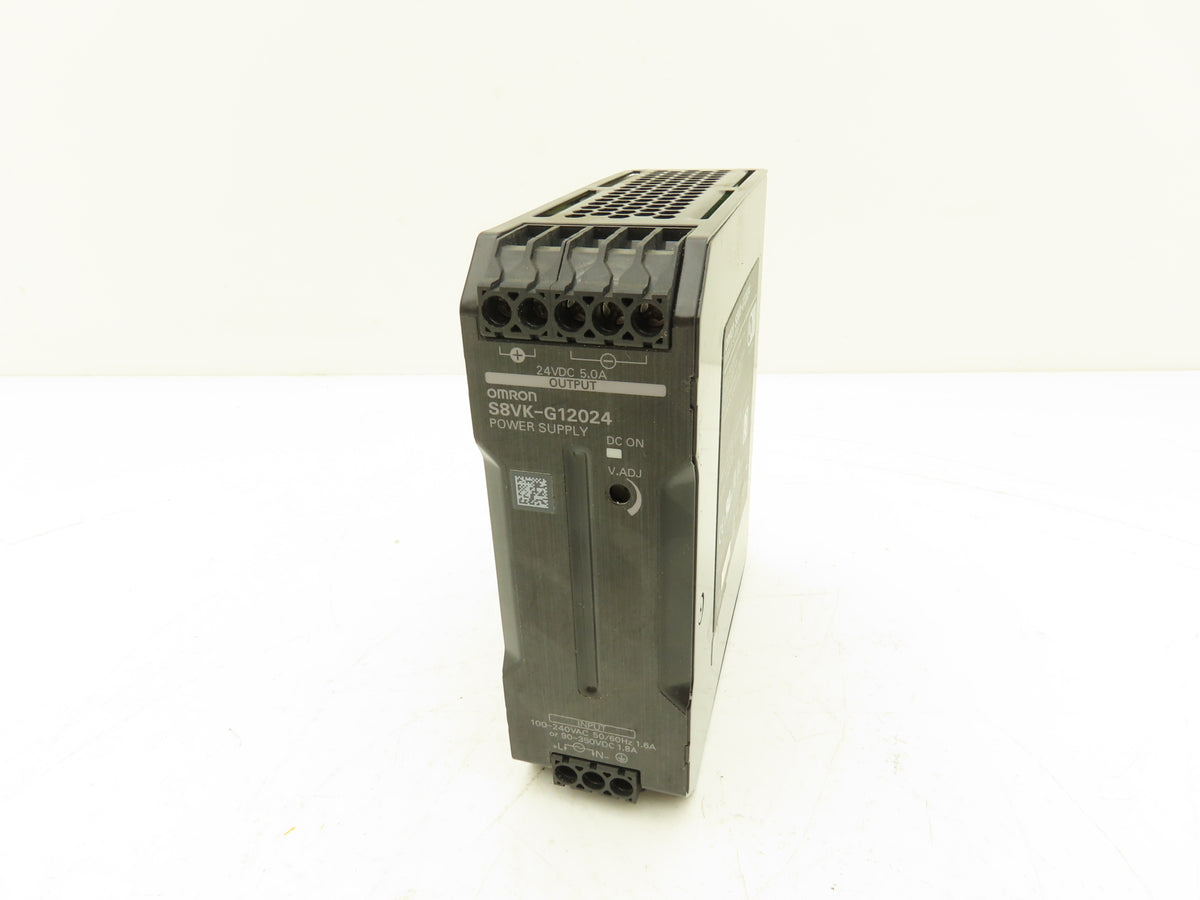 Omron S8VK-G12024 PLC Power Supply 100-240VAC 50/60Hz 1.6A In 24VDC 5A Out