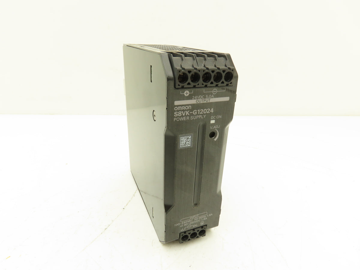 Omron S8VK-G12024 PLC Power Supply 100-240VAC 50/60Hz 1.6A In 24VDC 5A Out