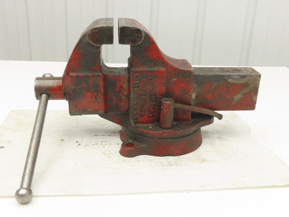 Columbian 604 Swivel Bench Vise 4" Jaw 3-1/2" Throat Depth 8-1/2"Opening
