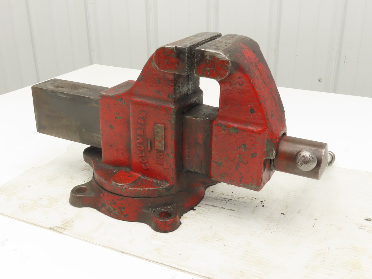 Columbian 604 Swivel Bench Vise 4" Jaw 3-1/2" Throat Depth 8-1/2"Opening