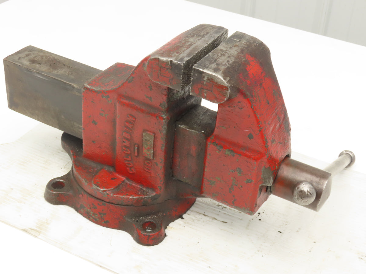 Columbian 604 Swivel Bench Vise 4" Jaw 3-1/2" Throat Depth 8-1/2"Opening