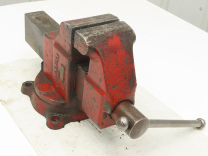 Columbian 604 Swivel Bench Vise 4" Jaw 3-1/2" Throat Depth 8-1/2"Opening