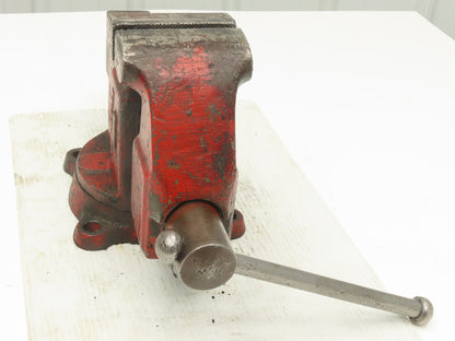 Columbian 604 Swivel Bench Vise 4" Jaw 3-1/2" Throat Depth 8-1/2"Opening