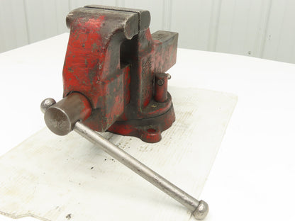 Columbian 604 Swivel Bench Vise 4" Jaw 3-1/2" Throat Depth 8-1/2"Opening