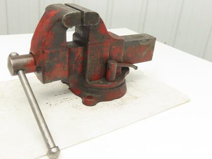 Columbian 604 Swivel Bench Vise 4" Jaw 3-1/2" Throat Depth 8-1/2"Opening