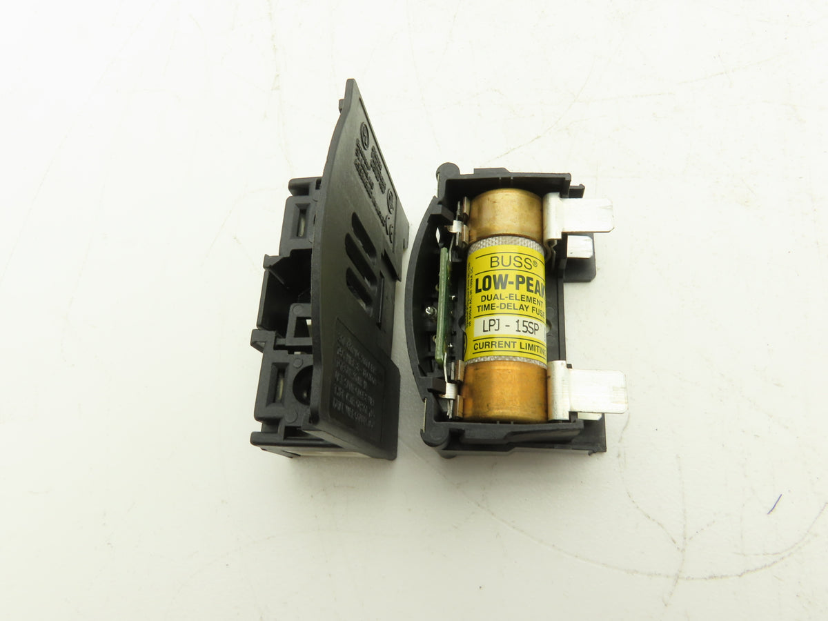 Buss JTN60030 Fuse Holder 30Amp 600V AC/DC 1-Pole Finger Safe Class J Lot of 10