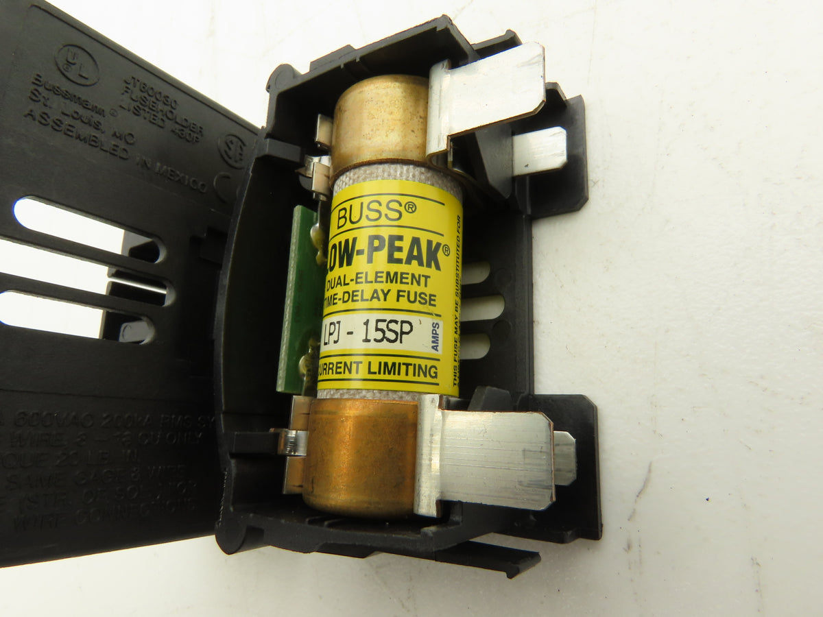 Buss JTN60030 Fuse Holder 30Amp 600V AC/DC 1-Pole Finger Safe Class J Lot of 10