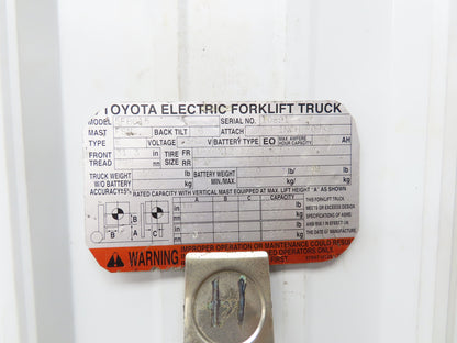 Toyota 5FBC15 Electric Forklift Rear Axle Dual Hydraulic Steering Assembly