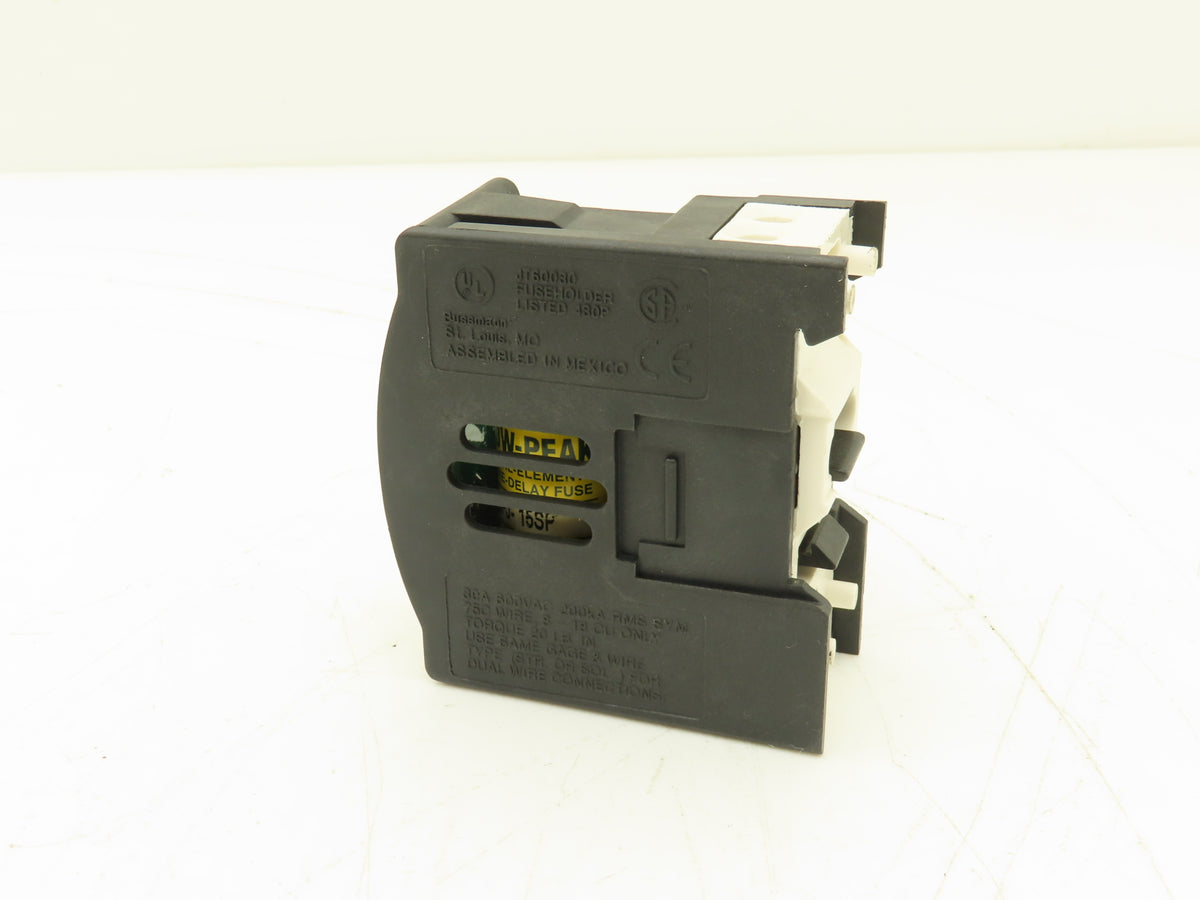 Buss JTN60030 Fuse Holder 30Amp 600V AC/DC 1-Pole Finger Safe Class J Lot of 14