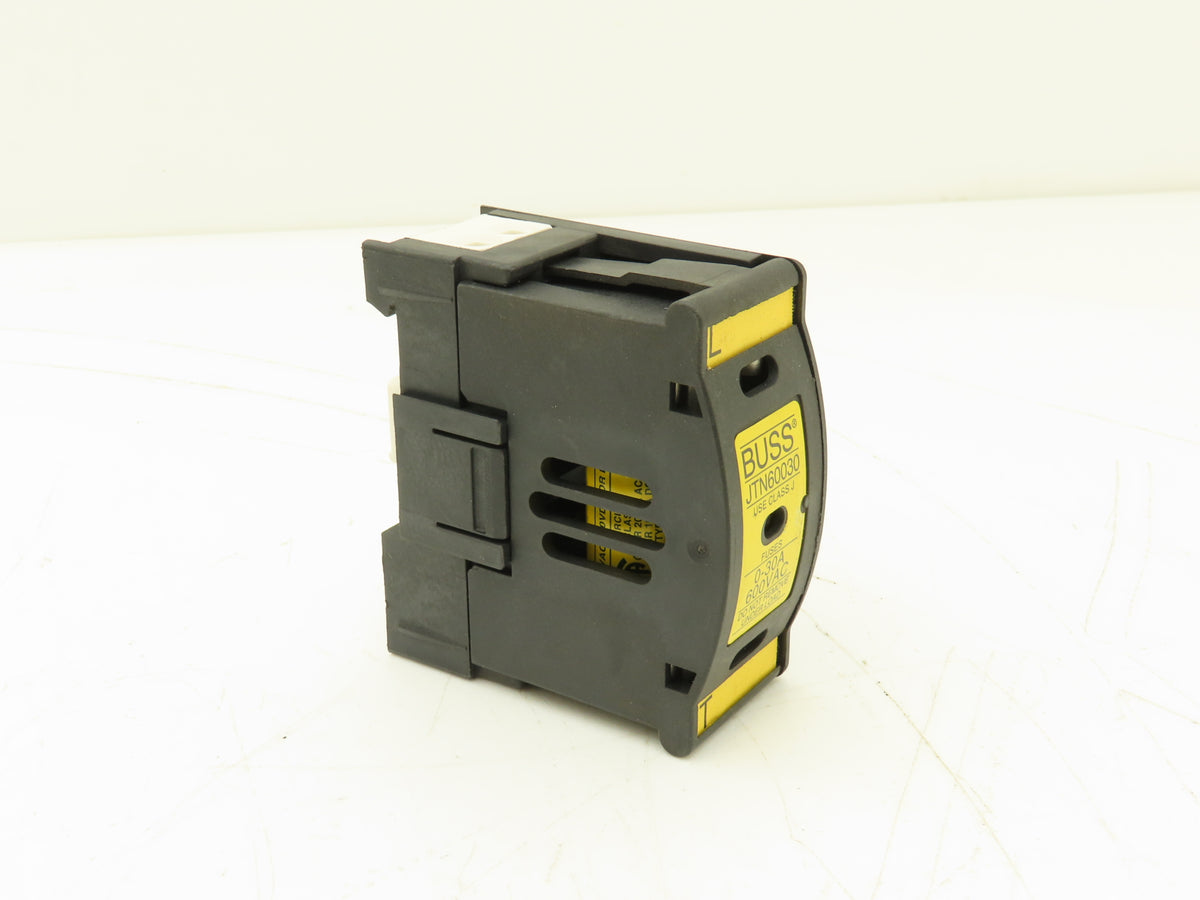 Buss JTN60030 Fuse Holder 30Amp 600V AC/DC 1-Pole Finger Safe Class J Lot of 14