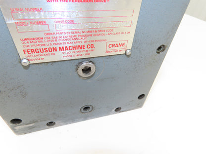 Ferguson Machine Co FD200 Rotary Oscillating Index Drive 1.5" Output Shaft
