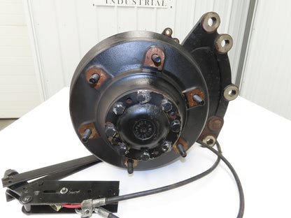 Hyster E60Z-33 Forklift Front Dual Wheel Drive Axle Assembly 6-Lug & Park Brake